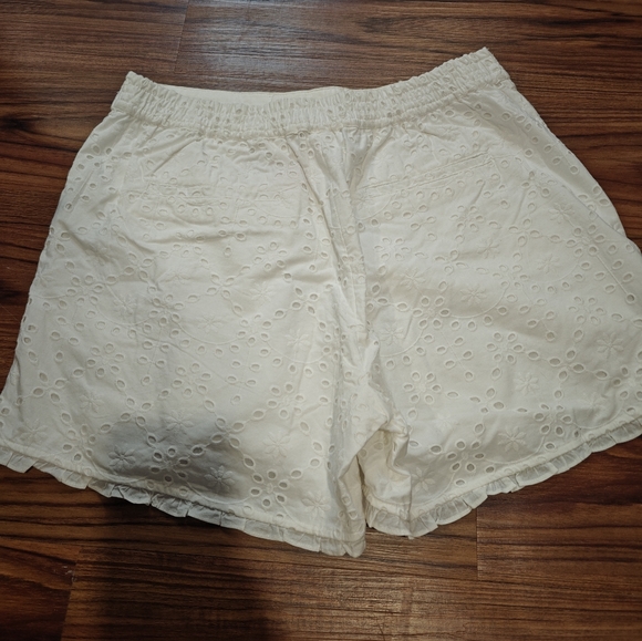 NWT Kate Spade Cotton High-Rise Eyelet Shorts - Picture 7 of 8